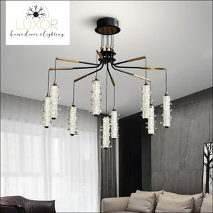 chandeliers Salini Modern Crystal Chandelier - Luxor Home Decor & Lighting