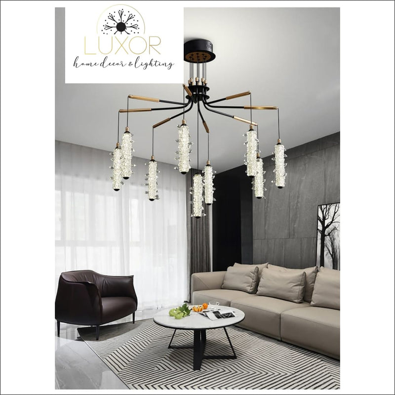 chandeliers Salini Modern Crystal Chandelier - Luxor Home Decor & Lighting