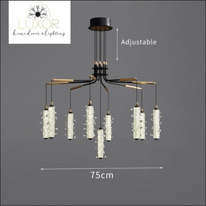 chandeliers Salini Modern Crystal Chandelier - Luxor Home Decor & Lighting