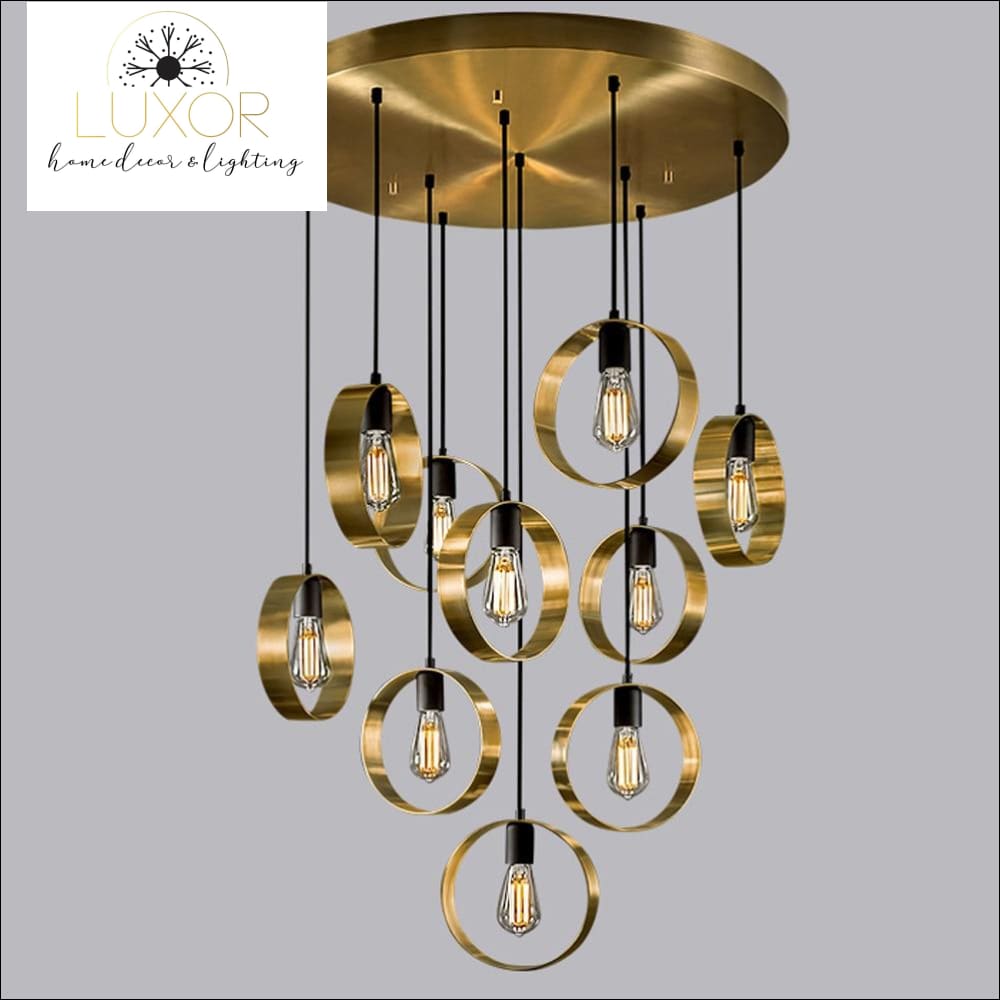 chandeliers Samira Circular Chandelier - Luxor Home Decor & Lighting