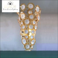 Scally Gold Murano Chandelier - chandelier