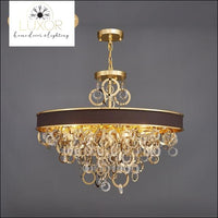 chandeliers Scarlet Round Crystal Chandelier - Luxor Home Decor & Lighting