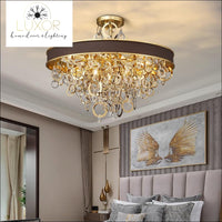 chandeliers Scarlet Round Crystal Chandelier - Luxor Home Decor & Lighting