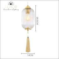 pendant lights Scarletta Tassel Pendant - Luxor Home Decor & Lighting