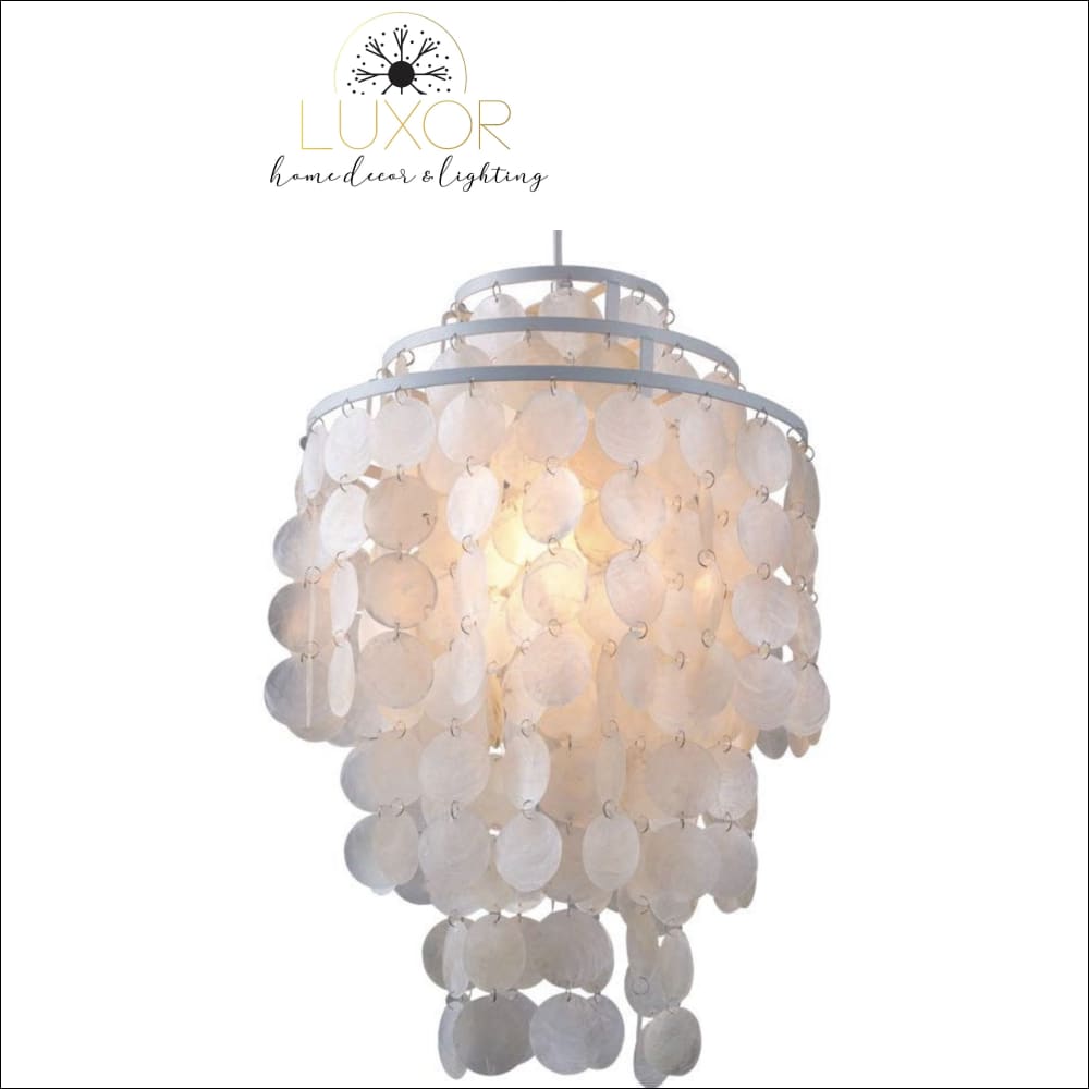 Chandeliers Seashell 3 Tier Chandelier - Luxor Home Decor & Lighting