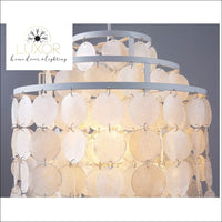 Chandeliers Seashell 3 Tier Chandelier - Luxor Home Decor & Lighting