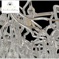 chandeliers Serip Chrome Crystal Chandelier - Luxor Home Decor & Lighting