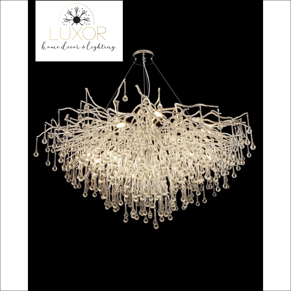 chandeliers Serip Chrome Crystal Chandelier - Luxor Home Decor & Lighting