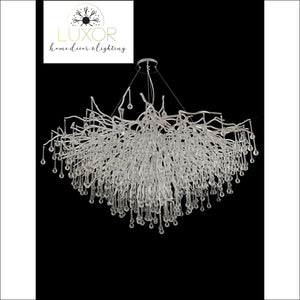 chandeliers Serip Chrome Crystal Chandelier - Luxor Home Decor & Lighting