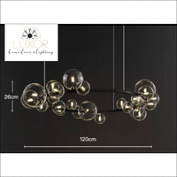 Shoma Round Bubble Chandelier - chandelier