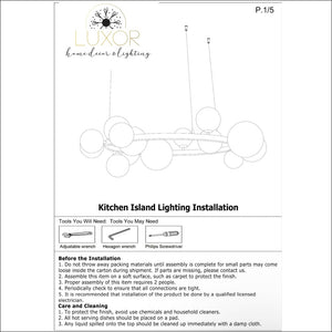 Shoma Round Bubble Chandelier - chandelier