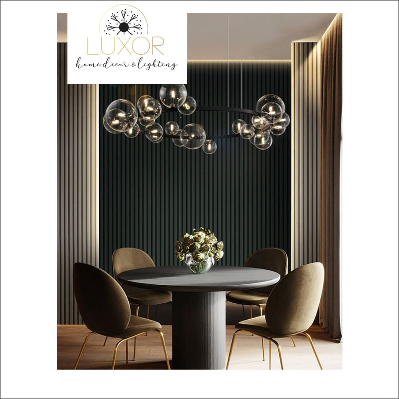 chandelier Shoma Round Bubble Chandelier - Luxor Home Decor & Lighting