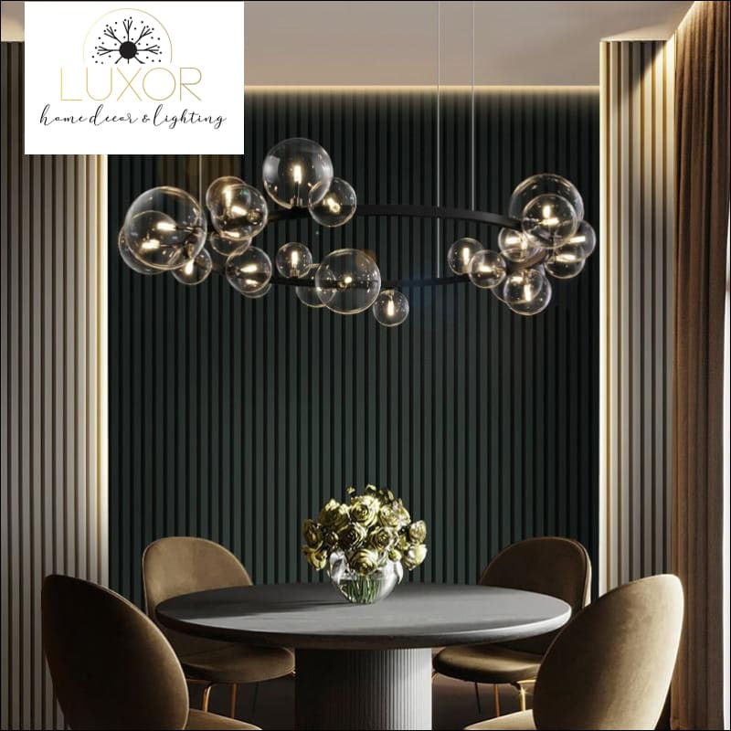 chandelier Shoma Round Bubble Chandelier - Luxor Home Decor & Lighting