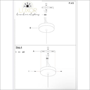 Shoma Round Bubble Chandelier - chandelier
