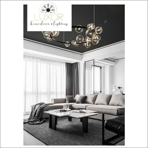 chandelier Shoma Round Bubble Chandelier - Luxor Home Decor & Lighting