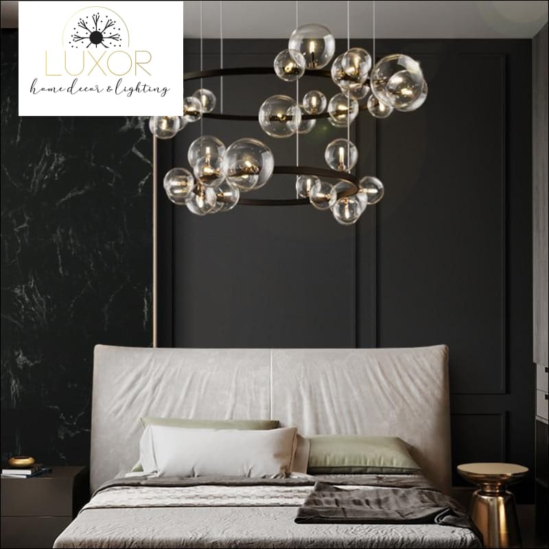 chandelier Shoma Round Bubble Chandelier - Luxor Home Decor & Lighting