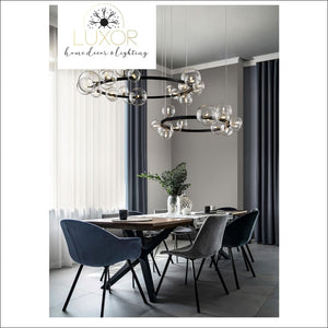 chandelier Shoma Round Bubble Chandelier - Luxor Home Decor & Lighting