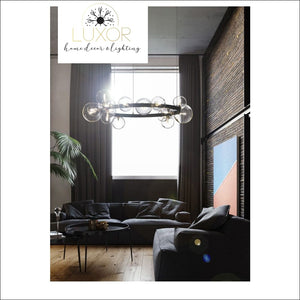 chandelier Shoma Round Bubble Chandelier - Luxor Home Decor & Lighting