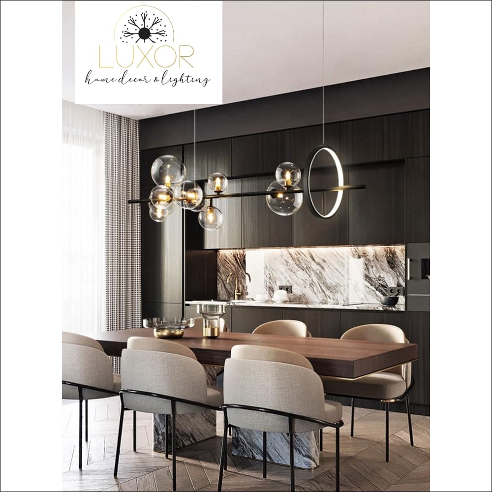chandeliers Shoma Vertical Bubble Chandelier - Luxor Home Decor & Lighting