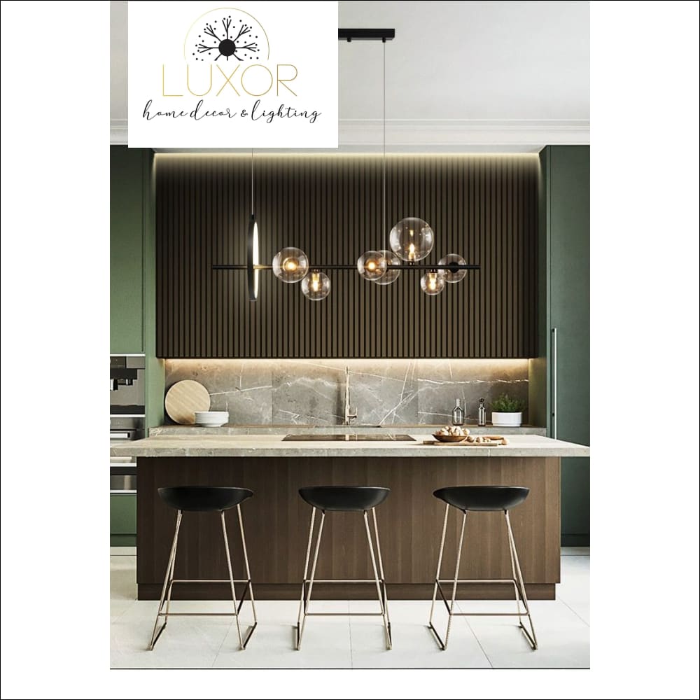 chandeliers Shoma Vertical Bubble Chandelier - Luxor Home Decor & Lighting