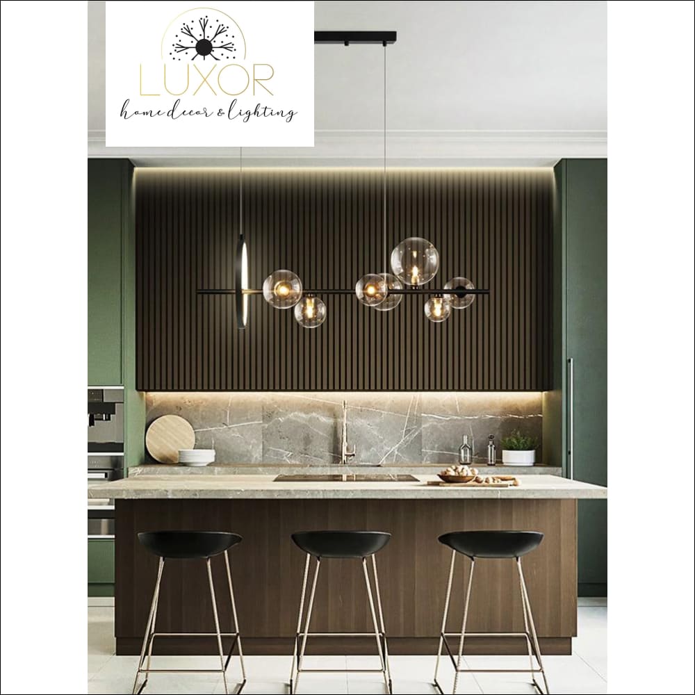 chandeliers Shoma Vertical Bubble Chandelier - Luxor Home Decor & Lighting
