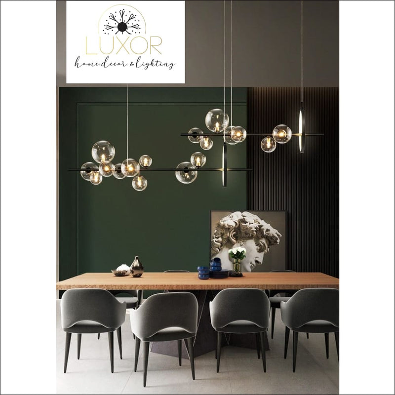 chandeliers Shoma Vertical Bubble Chandelier - Luxor Home Decor & Lighting