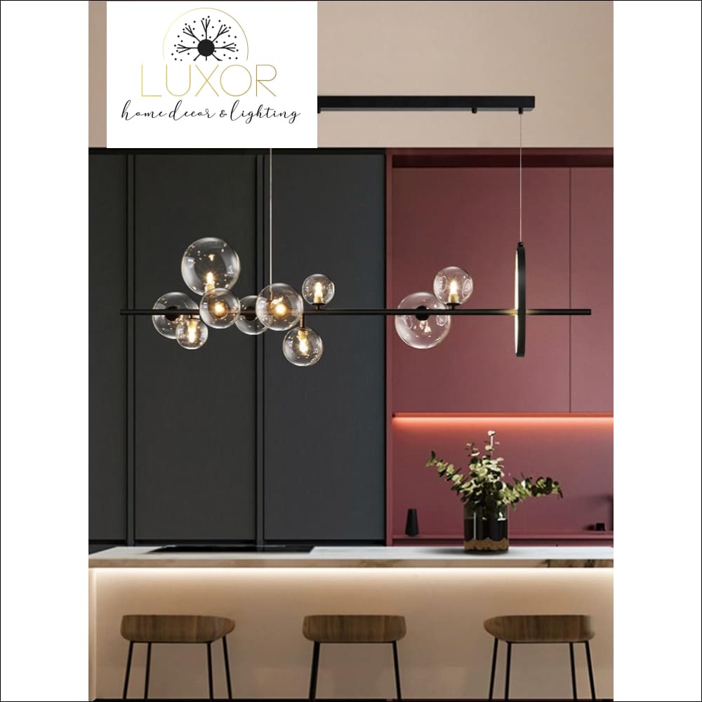 chandeliers Shoma Vertical Bubble Chandelier - Luxor Home Decor & Lighting