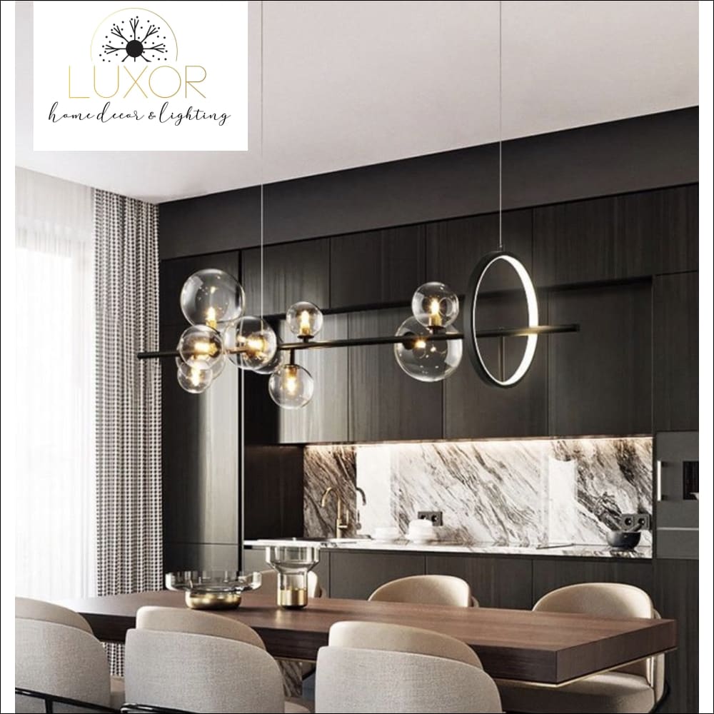 chandeliers Shoma Vertical Bubble Chandelier - Luxor Home Decor & Lighting