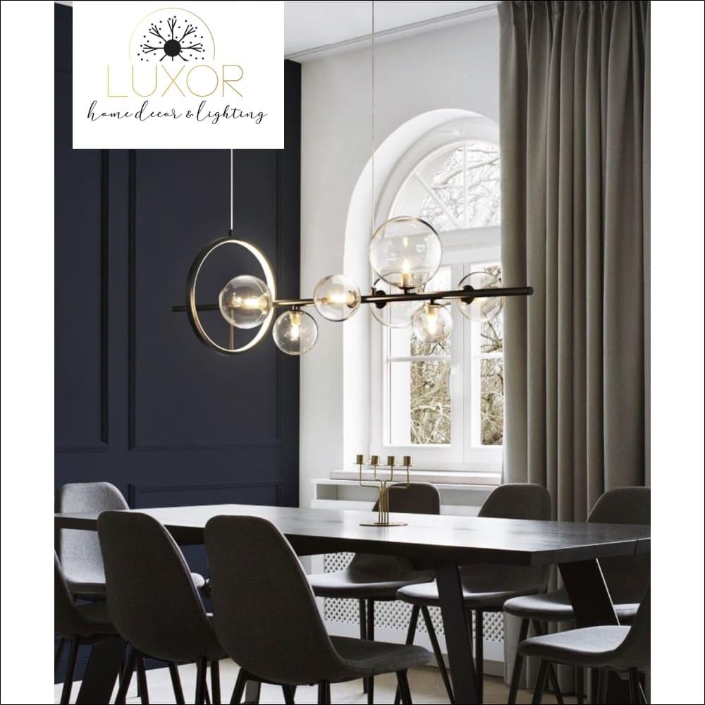 chandeliers Shoma Vertical Bubble Chandelier - Luxor Home Decor & Lighting