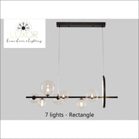 chandeliers Shoma Vertical Bubble Chandelier - Luxor Home Decor & Lighting