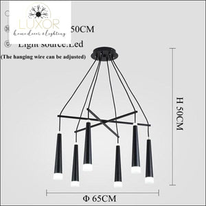 chandeliers Simone Suspended Chandelier - Luxor Home Decor & Lighting