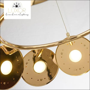chandelier Skyler Nordic Gold Chandelier - Luxor Home Decor & Lighting