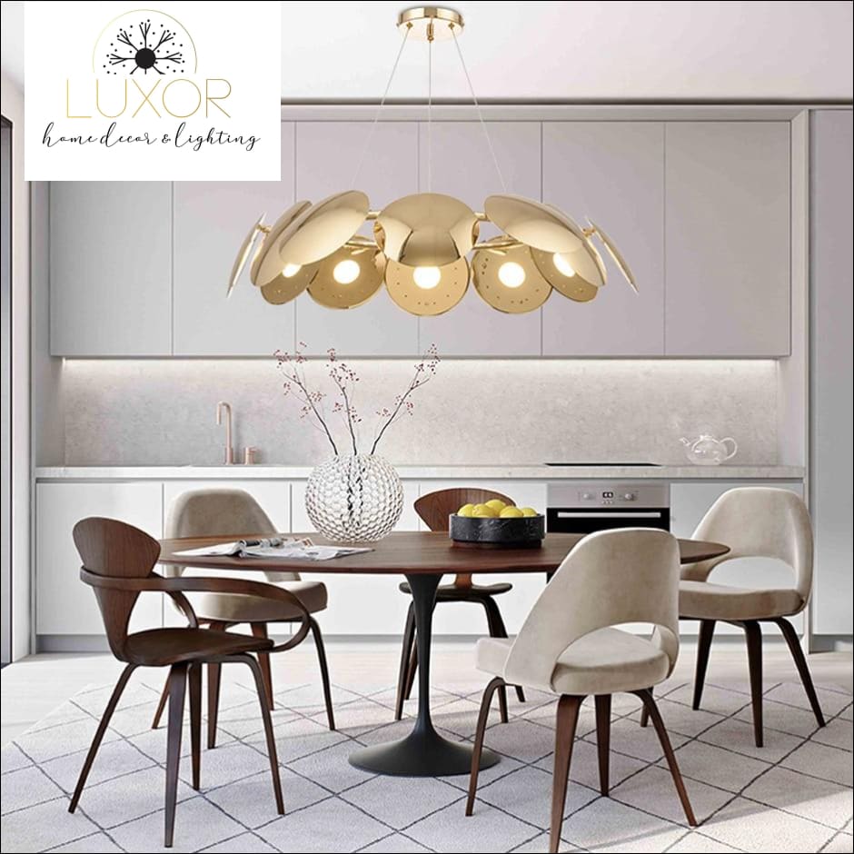 chandelier Skyler Nordic Gold Chandelier - Luxor Home Decor & Lighting