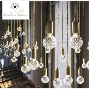 Pendant lighting Skylights LED Crystal Pendant - Luxor Home Decor & Lighting