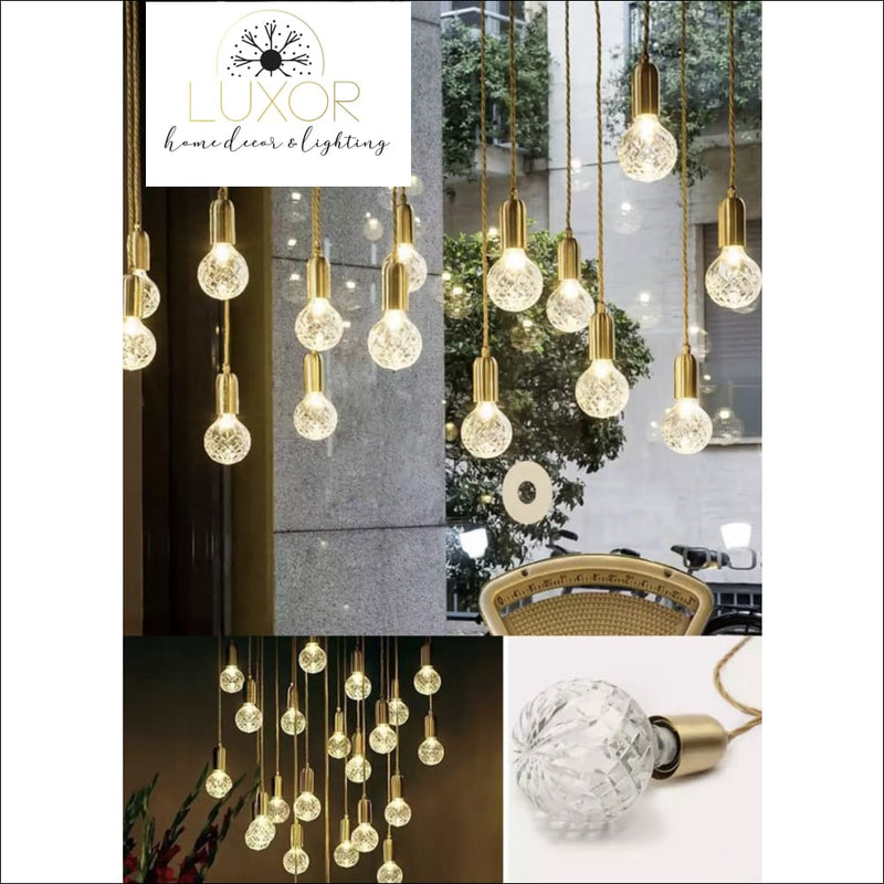 Pendant lighting Skylights LED Crystal Pendant - Luxor Home Decor & Lighting