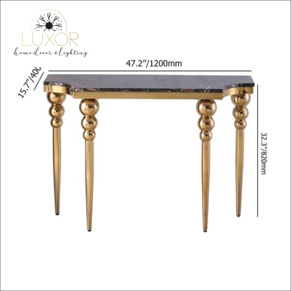Sloan Marble Console Table