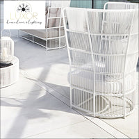 Sloan Mid-century Modern Style Wingback Chair - Outdoor Seating