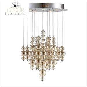Chandeliers Smokey Glass Bubble Chandelier - Luxor Home Decor & Lighting