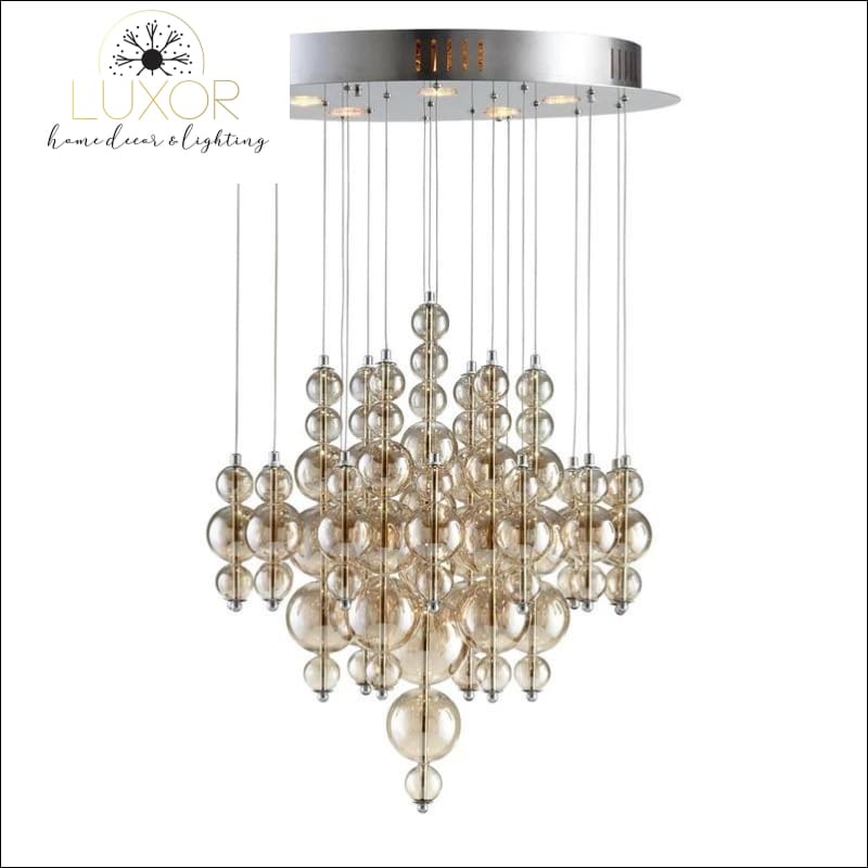Chandeliers Smokey Glass Bubble Chandelier - Luxor Home Decor & Lighting
