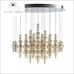 Chandeliers Smokey Glass Bubble Chandelier - Luxor Home Decor & Lighting