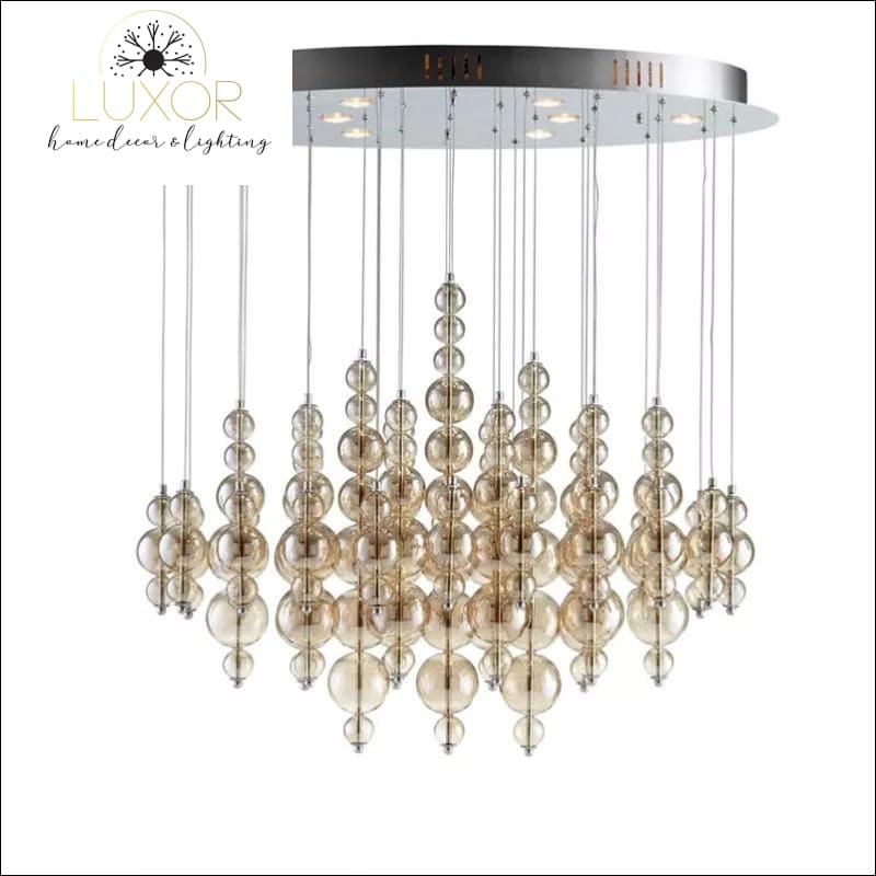Chandeliers Smokey Glass Bubble Chandelier - Luxor Home Decor & Lighting