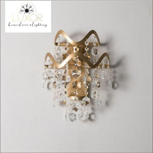 wall lighting Snowflake Crystal Wall Sconce - Luxor Home Decor & Lighting