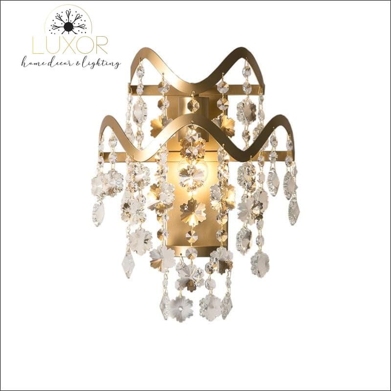 wall lighting Snowflake Crystal Wall Sconce - Luxor Home Decor & Lighting
