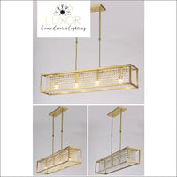 chandeliers Solary Crystal Rectangular Chandelier - Luxor Home Decor & Lighting