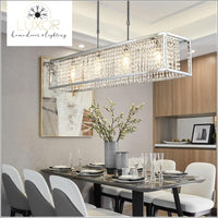 chandeliers Solary Crystal Rectangular Chandelier - Luxor Home Decor & Lighting