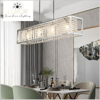 chandeliers Solary Crystal Rectangular Chandelier - Luxor Home Decor & Lighting