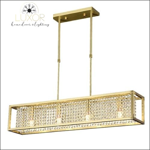 chandeliers Solary Crystal Rectangular Chandelier - Luxor Home Decor & Lighting