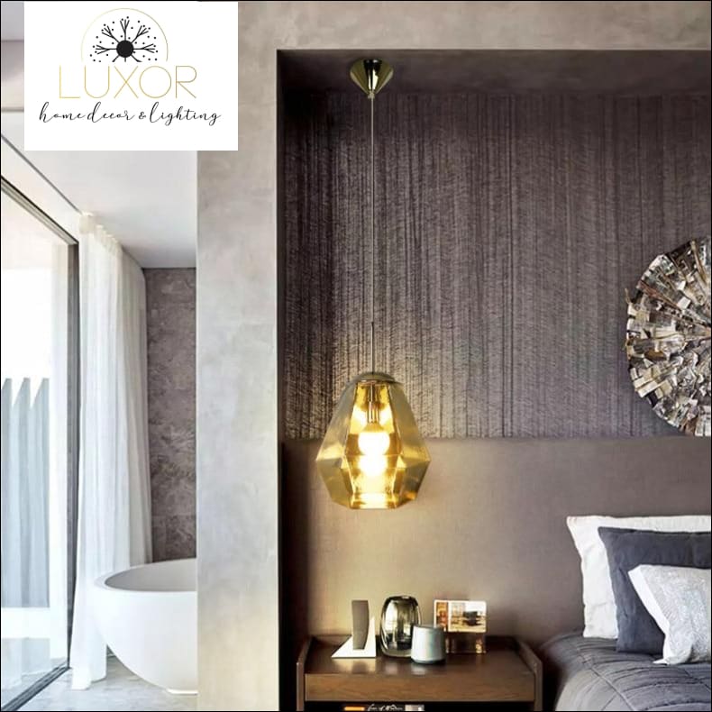 pendant lighting Solstice Golden Pendant - Luxor Home Decor & Lighting