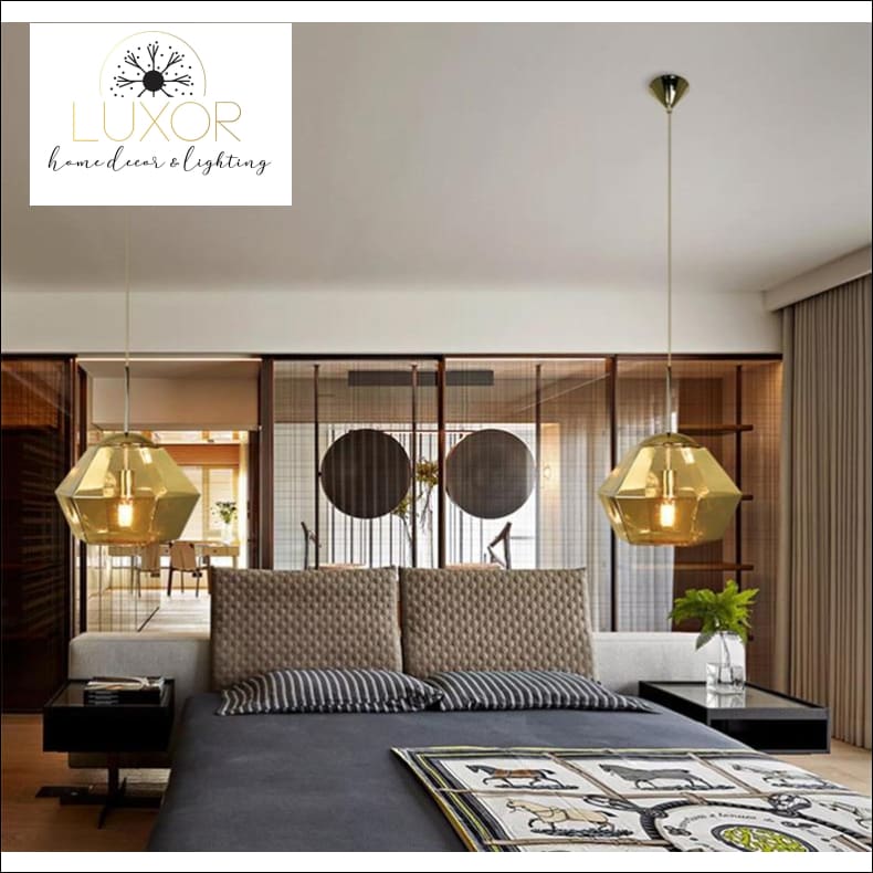 pendant lighting Solstice Golden Pendant - Luxor Home Decor & Lighting