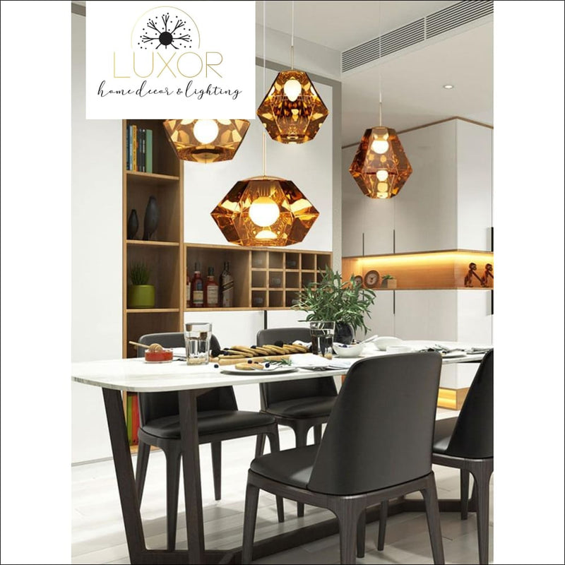pendant lighting Solstice Golden Pendant - Luxor Home Decor & Lighting